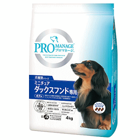 プロマネージ 犬種別シリーズ ミニチュアダックスフンド専用 成犬用 4kg