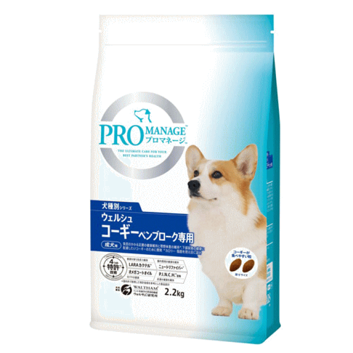 楽天市場】プロマネージ ウェルシュコーギー専用 成犬 4kg : マペット