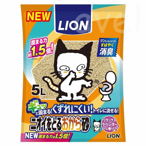 ペットキレイ ニオイをとる おから砂 5L【sg】