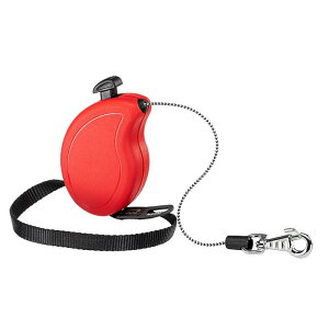 イタリアferplast社製 伸縮 リード フリッピーワン ミニ Flippy One mini コードタイプ レッド 3m 犬 さんぽグッズ 散歩用品 お出かけ お散歩グッズ【tt】