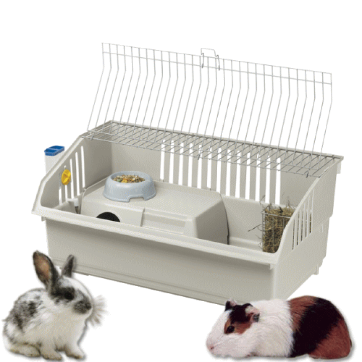 ファープラスト CAVIE 80 DX グレー Ferplast Cavie 80 Guinea Pig Cage, 30 in. x 18.5 in. at