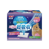 GEX TopBreeder 清潔消臭トイレシーツ 40枚入り（トップブリーダー） ジェックス【F2】