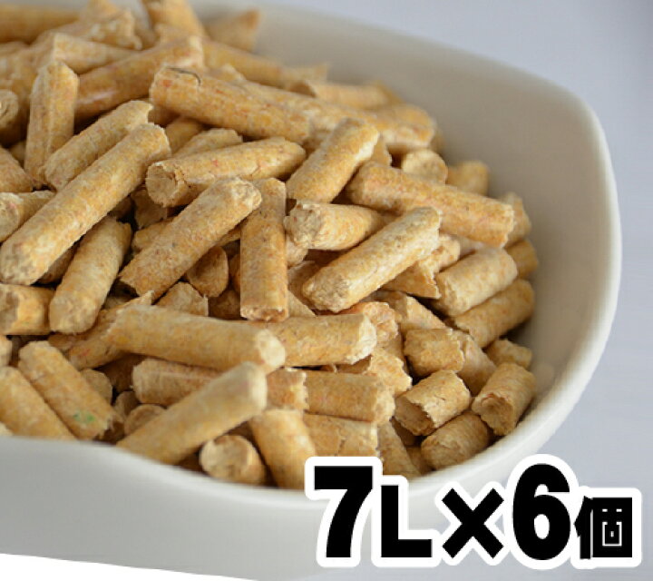 楽天市場 お試し価格 送料無料にて販売中 マペットリター ７ｌx６個 うさぎ専用トイレ砂 オリジナル ウッドペレット 6mm マペット