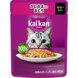 カルカン パウチ かにかま入りまぐろ 60g