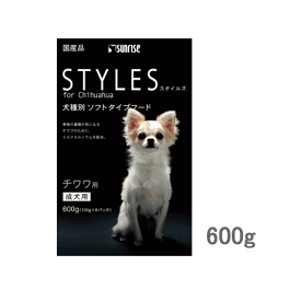 STYLES（スタイルズ） 犬種別ソフトタイプフード チワワ用600g（100gX6）