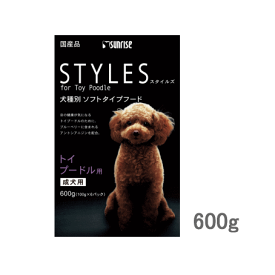 STYLES（スタイルズ） 犬種別ソフトタイプフード トイプードル用600g（100gX6）