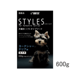 STYLES（スタイルズ） 犬種別ソフトタイプフード ヨークシャーテリア用600g（100gX6）