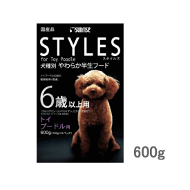 STYLES（スタイルズ） 犬種別ソフトタイプフード トイプードル6歳以上用600g（100gX6）
