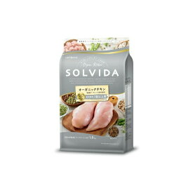 【選べるおまけ付】ソルビダ（SOLVIDA） グレインフリー チキン 室内飼育7歳以上用 3.6kg（インドアシニア）オーガニックキッチン【着後レビューで100円クーポンGET！】