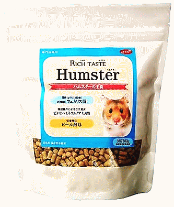 楽天市場 ナチュラルペットフーズ Pro Rich Taste ハムスター300g マペット