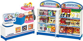 トイローヤル ローソンのコンビニごっこ ( ごっこ遊び / おままごと ) 子供 おもちゃ 簡単組み立て ミニチュア リアル レジごっこ お店屋さんごっこ