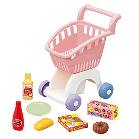 トイローヤル ショッピングカート ( ごっこ遊び / おかいもの ) 知育玩具 ( 組み立て式 / フード小物付き ) パステルカラー
