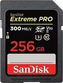 SanDisk 256GB Extreme PRO SDXC UHS-II メモリーカード - C10 U3 V90 8K 4K フルHDビデオ SDカード - SDSDXDK-256G-GN4IN