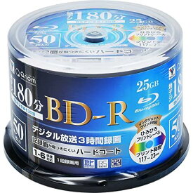 山善 キュリオム BD-R (1回録画用) (片面1層/1-6倍速/50枚スピンドル) 25GB BD-R50SP