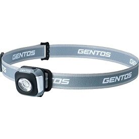 GENTOS(ジェントス) LED ヘッドライト USB充電式(充電池内蔵) 260ルーメン 防水 軽量50g CP-260RWG ウィンターグレー アウトドア キャンプ ランニング