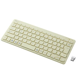 PLUS キーボード ジブンイロ 薄・ミニ ワイヤレスキーボード グリーン TW-KB002 428-853