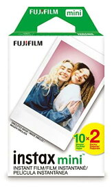 Fujifilm (富士フィルム) Instax Mini インスタントフィルム ツインパック (ホワイト)