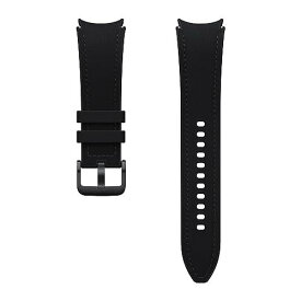 Galaxy Watch6 Hybrid Leather Band (M/L)|ブラック|Samsung純正 国内正規品|ET-SHR96LBEGJP