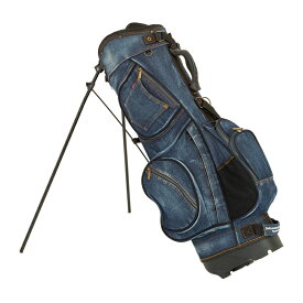 19ゴルフ デニム キャディバッグ 色落ち加工 8.5型 ゴルフ用品 スタンドバッグ おしゃれ 可愛い メンズ レディース (即納)