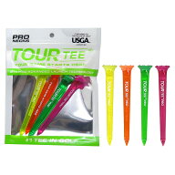 TOUR TEE ツアーティー プロ ネオン T-489-590 ゴルフ用品 PRO ゴルフ ティー ゴルフティ (ゆうパケット)