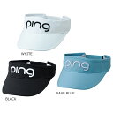 PING ピン ツアーバイザー HW-L2502 レディース ゴルフ用品 帽子 サンバイザー