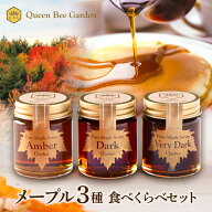 【メープルシロップ 3種食べ比べセット】アンバー ダーク ベリーダークカナダ ケベック州 プロ御用達 ピ…
