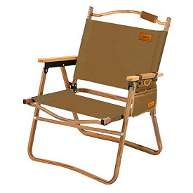 DesertFox アウトドア チェア キャンプ チェア 軽量 折りたたみ 椅子 Lサイズ 78X54×51cm 耐荷重 150kg コンパクト 携帯便利 キャンプ椅子 DY (ブラウン)
