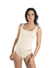 HANRO（ハンロ）"COTTON SEAMLESS"Uネック・コットン タンクトップNEW! 綿100% シームレス