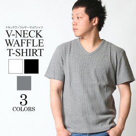 【50%OFF】 Vネック Tシャツ メンズ 半袖 サーマルヘンリーネック Tシャツ メンズ 半袖 サーマル ワッフル カットソー 白 黒 アメカジ ストリート系 ファッション