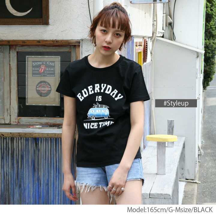 楽天市場 Groove On Tシャツ レディース 半袖 ティーシャツ Tee グルーブオン M L 黒 ブラック 白 ホワイト プリント ワーク ルード系 ブランド 人気 アメカジ ストリート系 サーフ系 ファッション おしゃれ かっこいい 3045 Gost4602 Girl Maqua Store