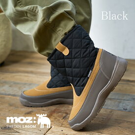 【Clearance!】moz モズ スノーブーツ スノーシューズ 滑らない 滑りにくい 暖かい 防水 防寒 防滑 撥水 雪 雨 歩きやすい 通気性 疲れにくい ウォータープルーフ 軽い フリース ライニング ナイロン レディース カップインソール キャンプ アウトドア レディース 靴 秋 冬