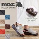 【予約！4月上旬入荷予定】MOZ モズ ローゴン エルク ヘラジカ 2WAY サンダル ストラップ 履きやすい 歩きやすい 疲れにくい 厚底 軽量 シンプル 夏コーデ おしゃれ EVA レディース 婦人 シューズ 靴 北欧 カジュアル ブラック ブルー ライトブラウン