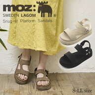 【summer sale】moz サンダル 厚底 レディース 2way ベルクロ スライド バックベルト スポーツサンダル …