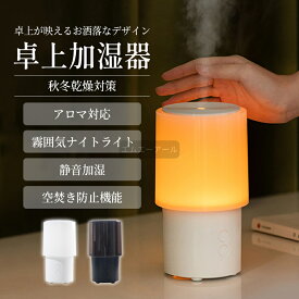 【20% OFF クーポン】加湿器 卓上加湿器 アロマ加湿器 静音 ナイトライト 部屋 寝室 車載加湿器 クリスマス ミニ加湿器 空焚き防止 スチーム式 140ml 超音波式 マイナスイオン お手入れ簡単 コンパクト シンプル おしゃれ 花粉対策 乾燥対策