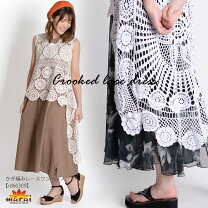 楽天市場】かぎ編み ワンピース（レディースファッション）の通販 