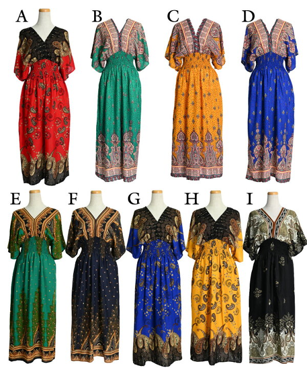 楽天市場】ワンピース 春 夏 秋 レディース 半袖 ロング マキシ丈  