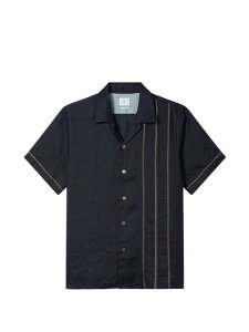 �v�G���g���[�|�C���g10�{ PS PAUL SMITH CAMICIA IN LINO RICAMATA M2R695UEV2264949