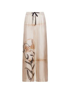 �v�G���g���[�|�C���g10�{ PIERRE-LOUIS MASCIA PANTALONE IN SETA STAMPATO ALOE/S-PT11094518052/101