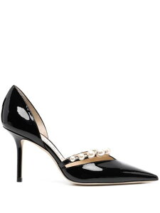 �v�G���g���[�|�C���g10�{ JIMMY CHOO T 65, CINTURINO COLLO AURELIE85XKMBLACK/WHITE