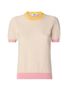 �v�G���g���[�|�C���g10�{ FENDI T-SHIRT IN COTONE E SETA FZXE94AW4SF0WC4