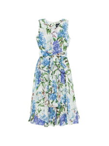 �v�G���g���[�|�C���g10�{ SAMANTHA SUNG ABITO MIDI ASTER IN COTONE ASTERDRESSCREWLILACHEAVENWHITEAQUA