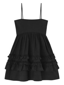 GANNI MINI ABITO IN COTONE ORGANICO A1030207099
