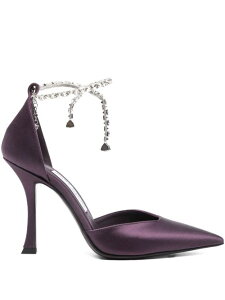 JIMMY CHOO T 100, CINTURINO CAVIGLIA CRISTALLI STEVIE100SATWINTERBLOOM