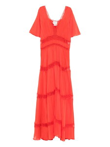 FORTE FORTE ABITO LUNGO IN COTONE E SETA 14904MYDRESSROUGE