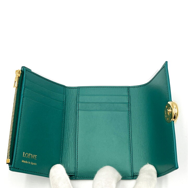 楽天市場】Loewe ロエベ ぺブル バーティカル ウォレット スモール  