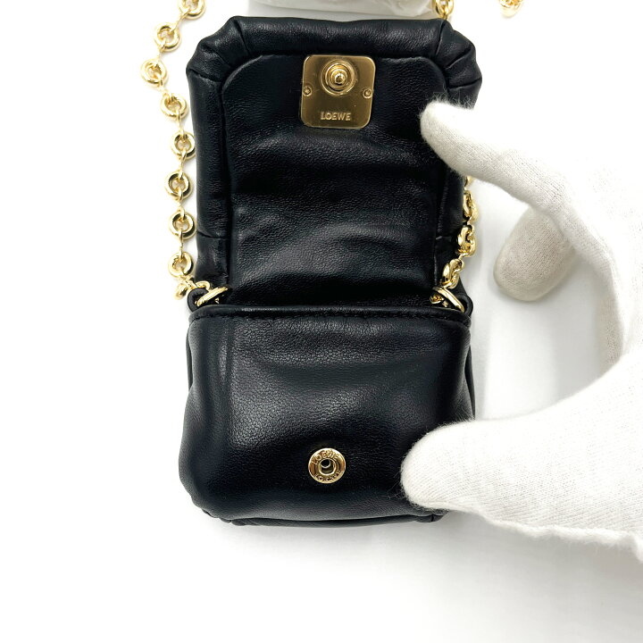 楽天市場】Loewe ロエベ パファー ゴヤ ケース シャイニーナパラム  