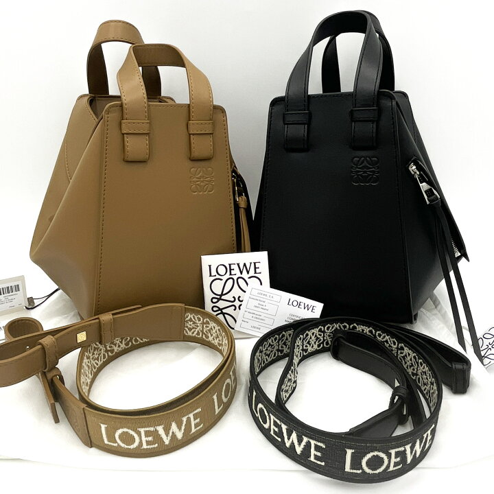 楽天市場】Loewe ロエベ ハンモックバッグ コンパクト サテンカーフ 