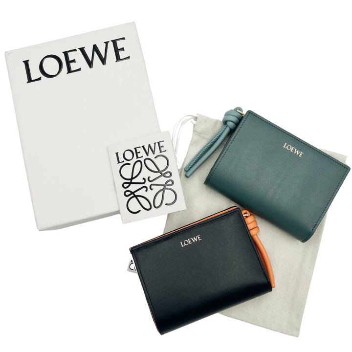 楽天市場】Loewe ロエベ ノット コンパクト ウォレット コンパクト  
