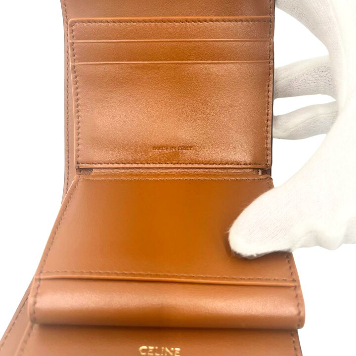 楽天市場】CELINE セリーヌ スモール トリフォールドウォレット 16 