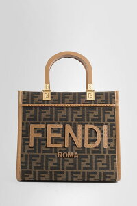�v�G���g���[�|�C���g10�{ FENDI �t�F���f�B 2WAY �T���V���C�� �X���[�� �u���E�� FF�W���J�[�h �t�@�u���b�N �o�b�O 8BH394AWAYLVY F1GE3 To-4